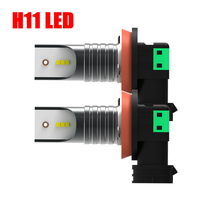 2X H8 H9 H11 Car LED Headlight Conversion Bulbs 30000LM 6000K Single/ Hi/Lo beam