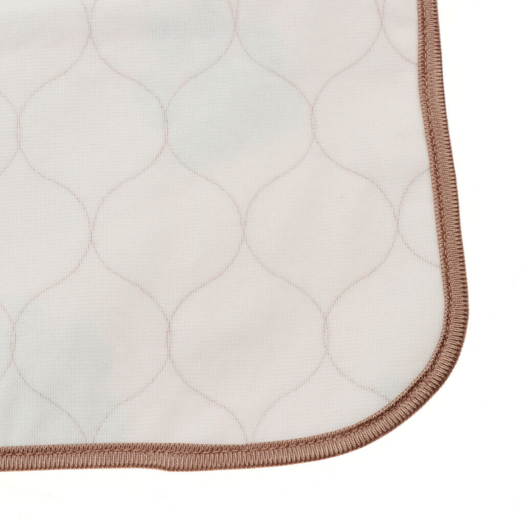 Microfiber Pet waterproof Bed Mat Pet Cover Cushion for Dog Puppy Brown L