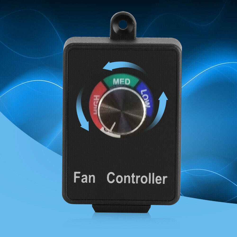 Variable Speed Air Duct Booster Fan Speed Controller Hydroponics Inline Exhaust
