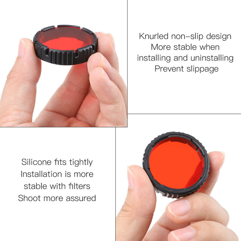 Red Immersion Filter Light Reduction Filter for DJI Osmo Action Accessories