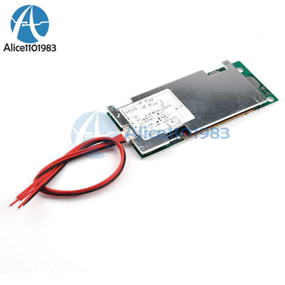 4S 80A 12V 18650 Battery Balance For LiFe LiFePo4 Cell PCB BMS Protection Board