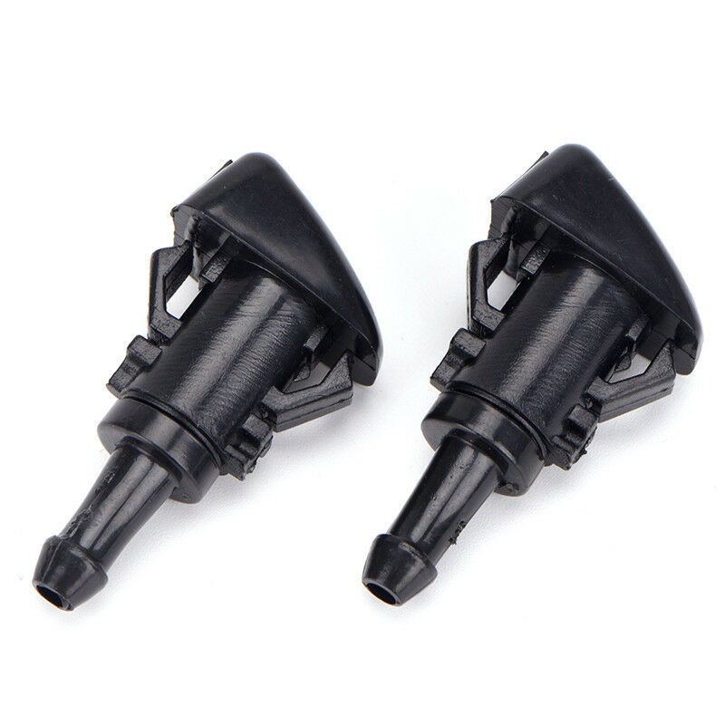 2Pcs Car Spray Windshield Wiper Jet Washer Nozzle For Chrysler 300C Jeep .l8