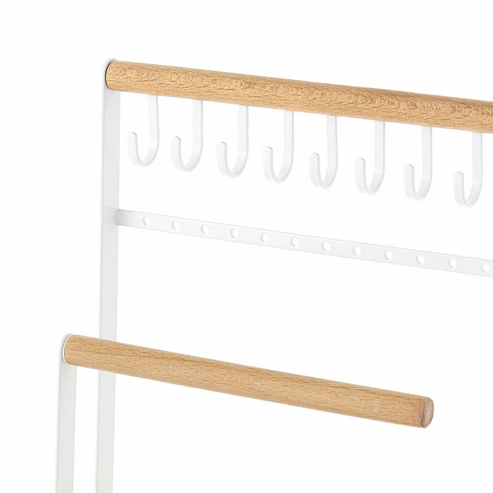 Jewelry Display Rack Props Iron Hooks Tray Holder for Earring Hairclip Store