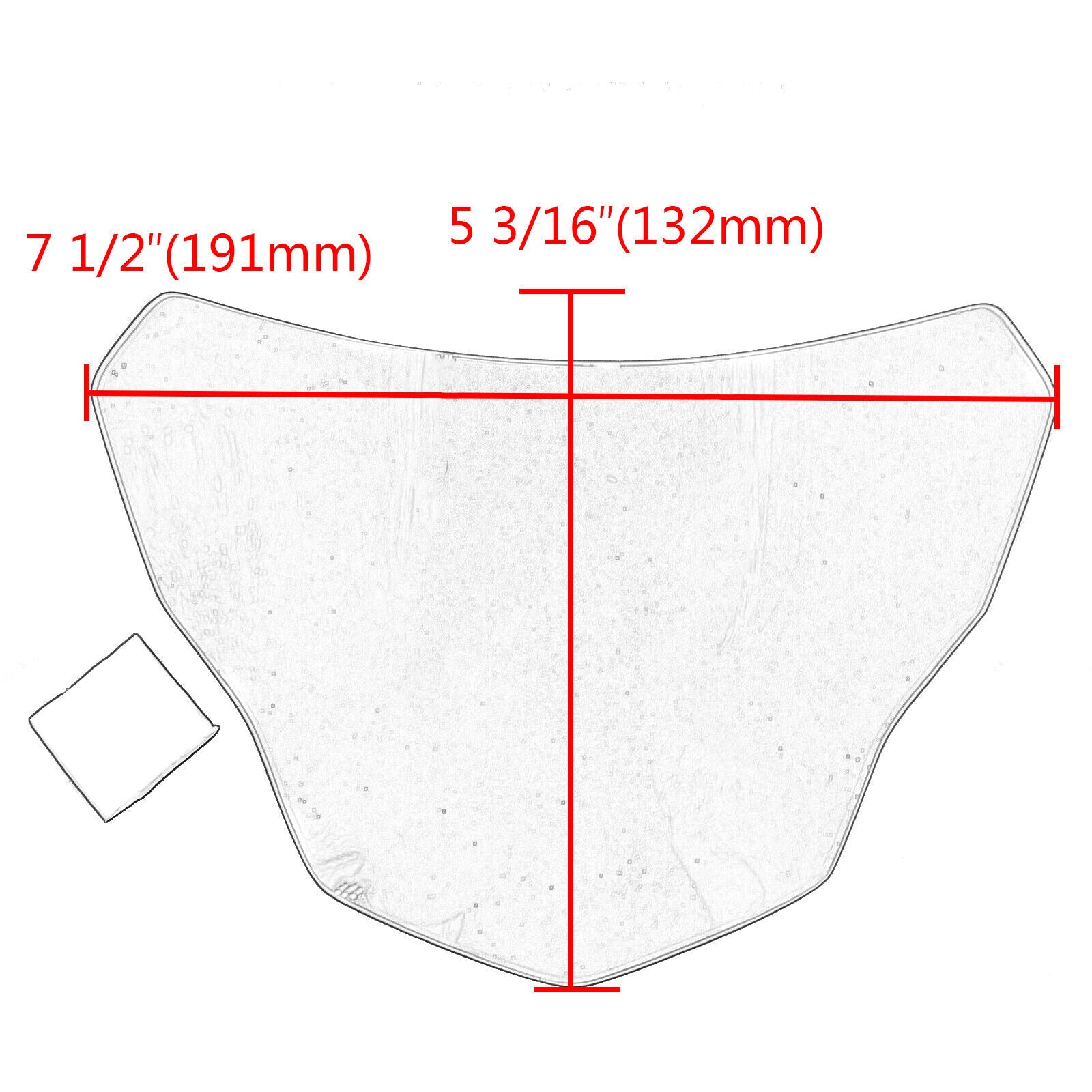 Headlight Screen Protection Guard Cover Fit for BMW G310GS 17-19 Transparent