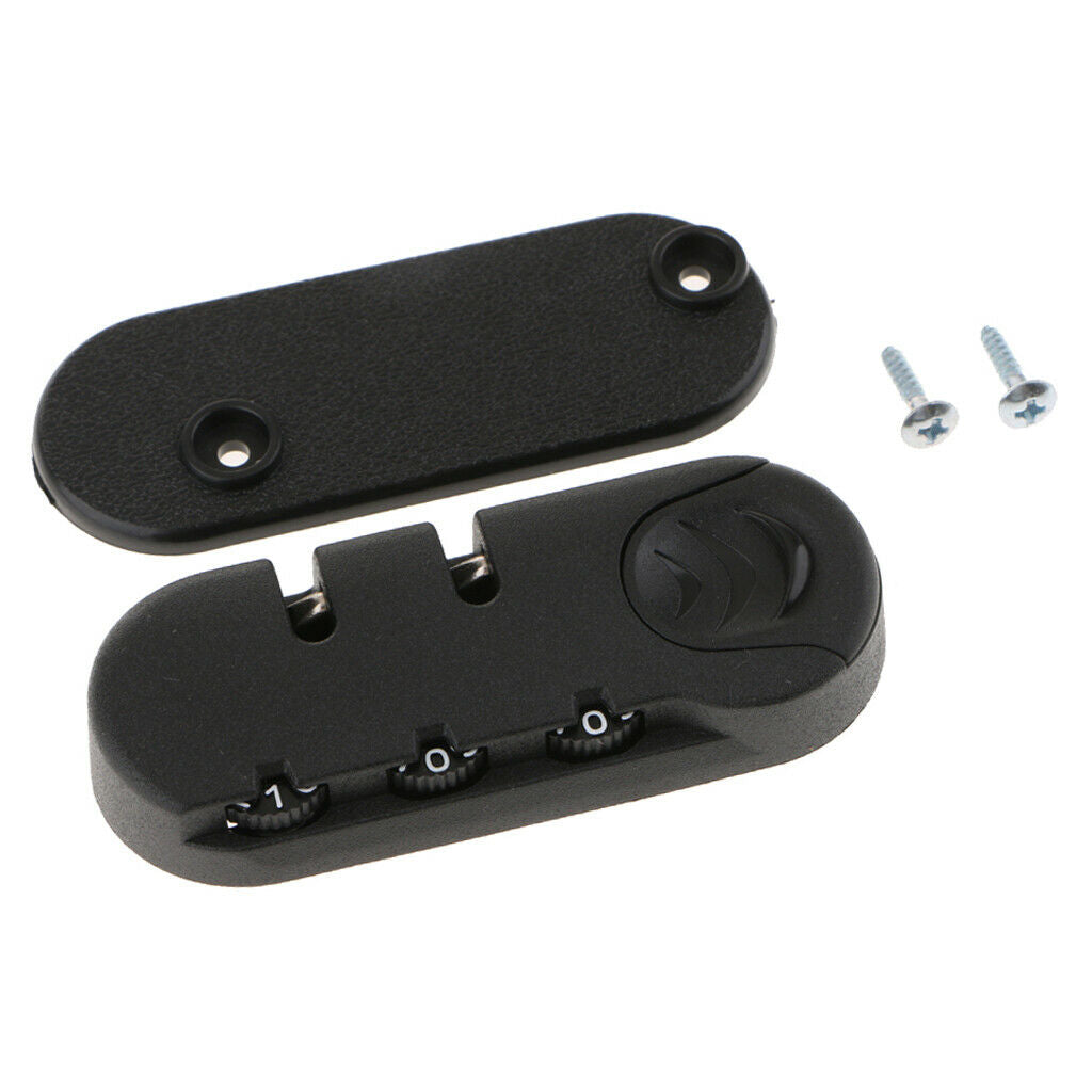 3 Digital Combination Resettable Padlock Luggage & Suitcase Travel Code Lock -