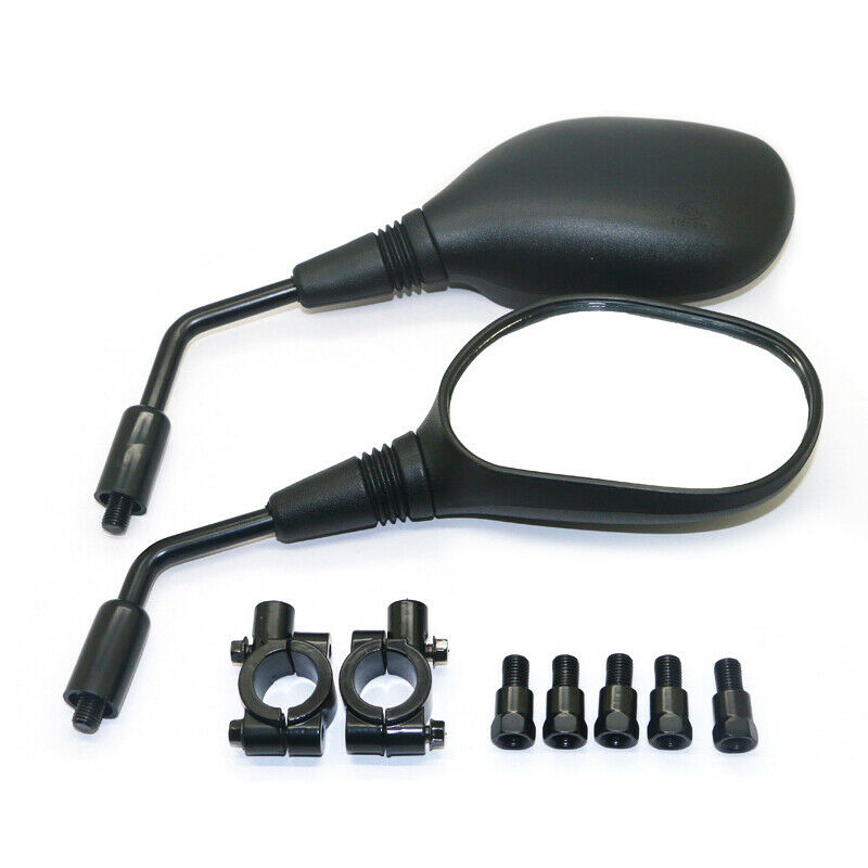 2X Rearview Side Mirror 8mm Handlebar for Motorcycle Scooter Moped ATV Dirt Bike
