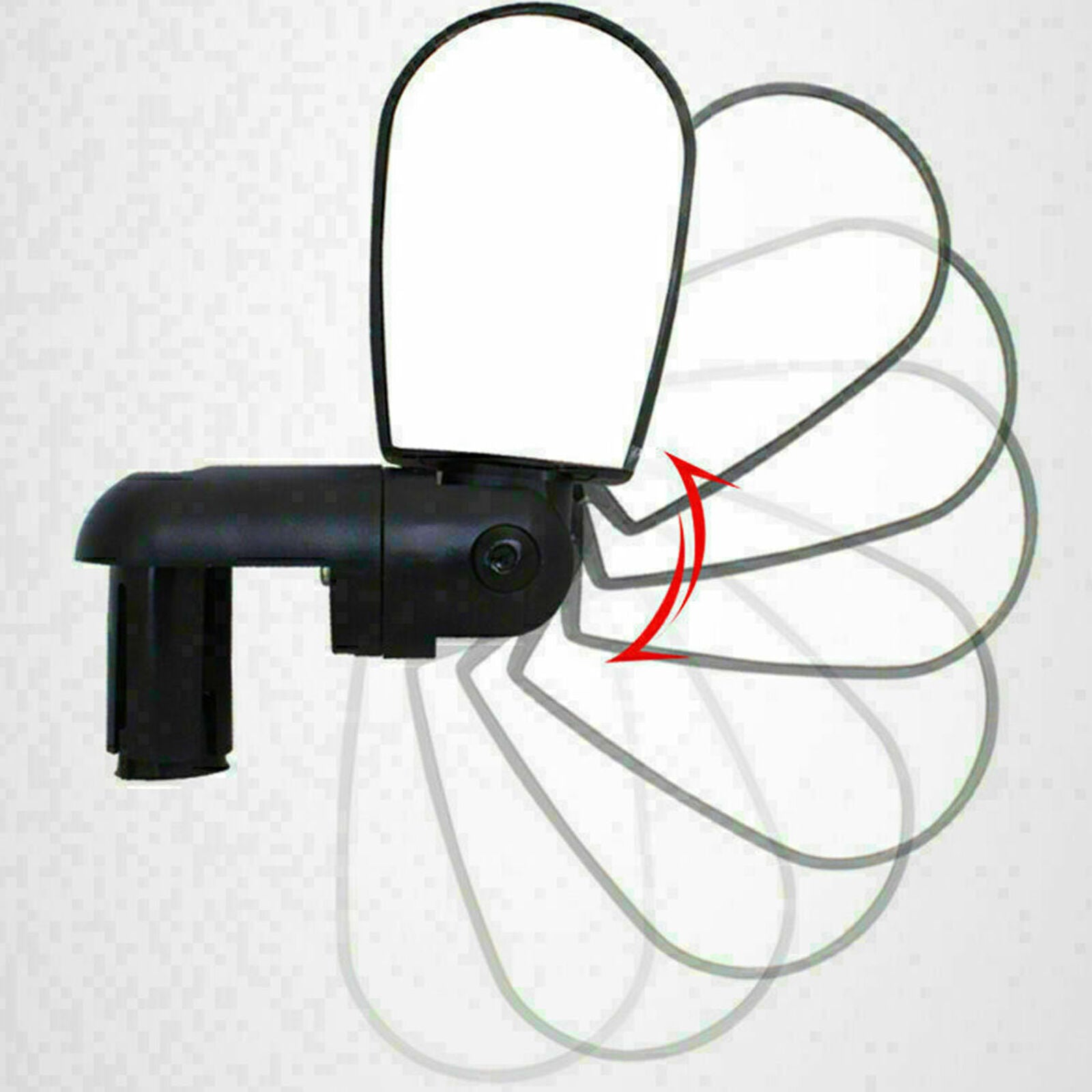 Bike MTB Bicycle Rearview Mirror Handlebar End 360° Rotate Rear Back View Novelt