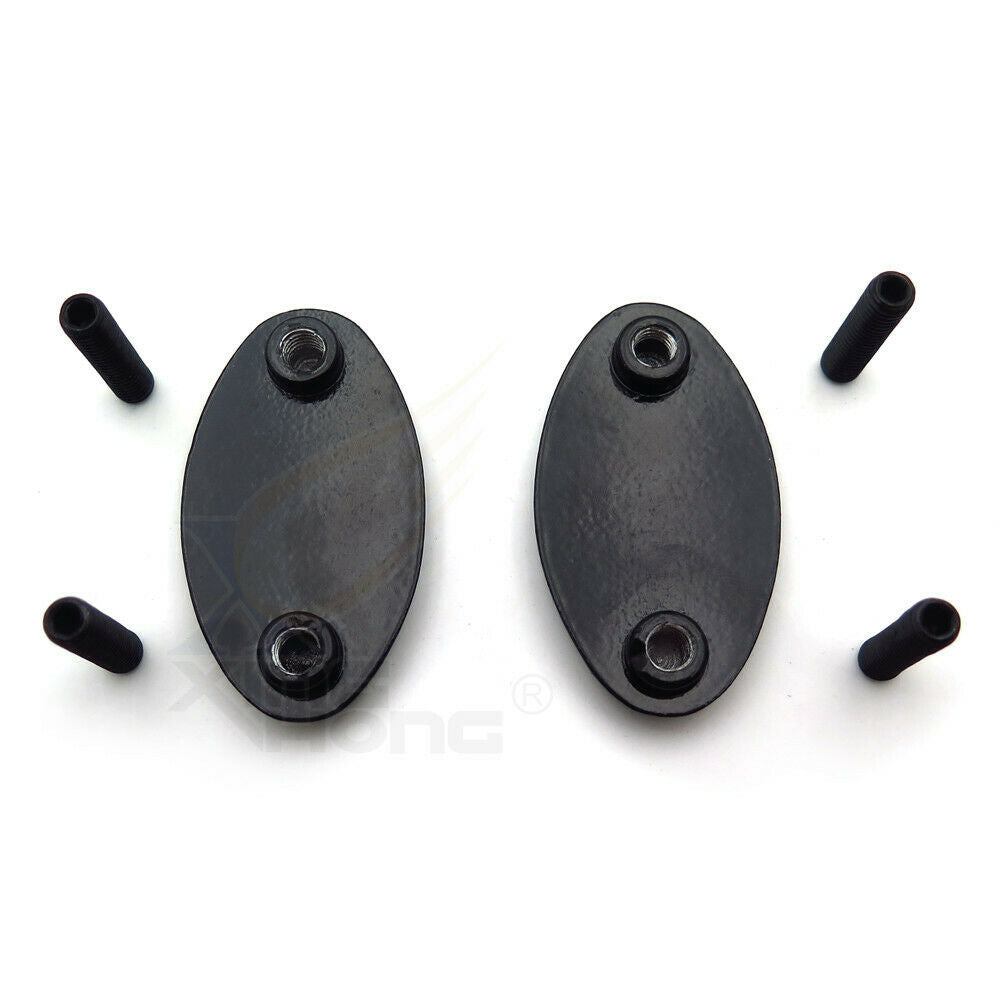 Mirror Plate Block Off For 2005-2008 Kawasaki Ninja Zx6R Zx6Rr 636 Zx10R Black