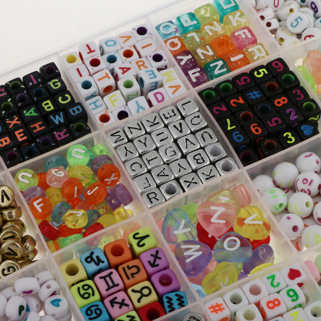 1650pcs DIY Beads Refill Beads 24 Shapes And Colors