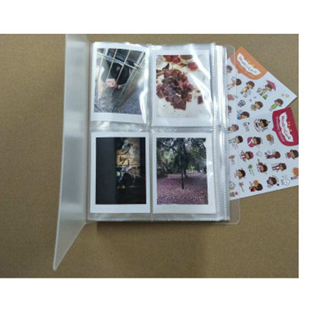 160Sheets Photo Pocket Album 4x3" Storage Book For Polaroid Sanp Touch Paper