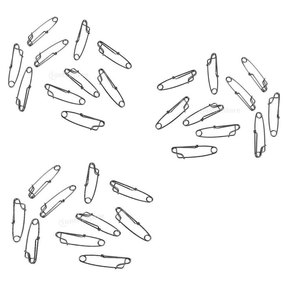 30x Stainless Steel Longline Snap Clips High Strength Float Line Tuna Clip