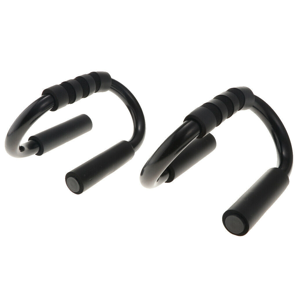 Women Men Pectoral Muscles Trainer Tool Push Up Bars Stands 1 Pair