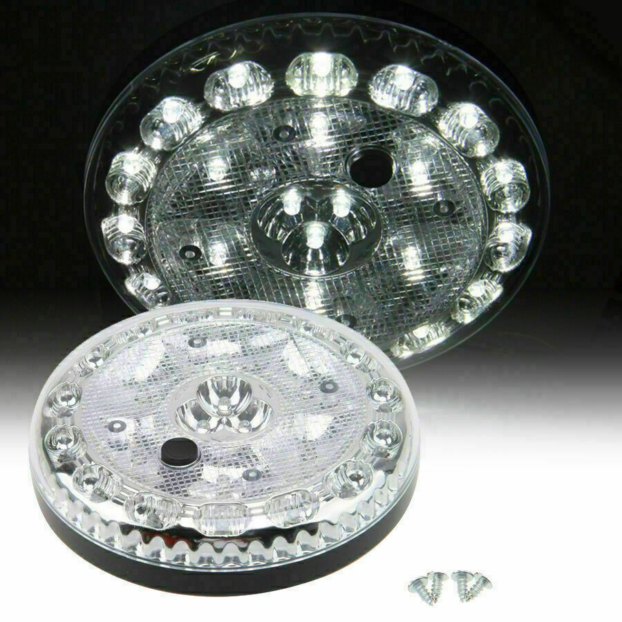 DC12V 24LED Round Car Vehicle Interior Dome Light Indoor Roof Ceiling Lamp White