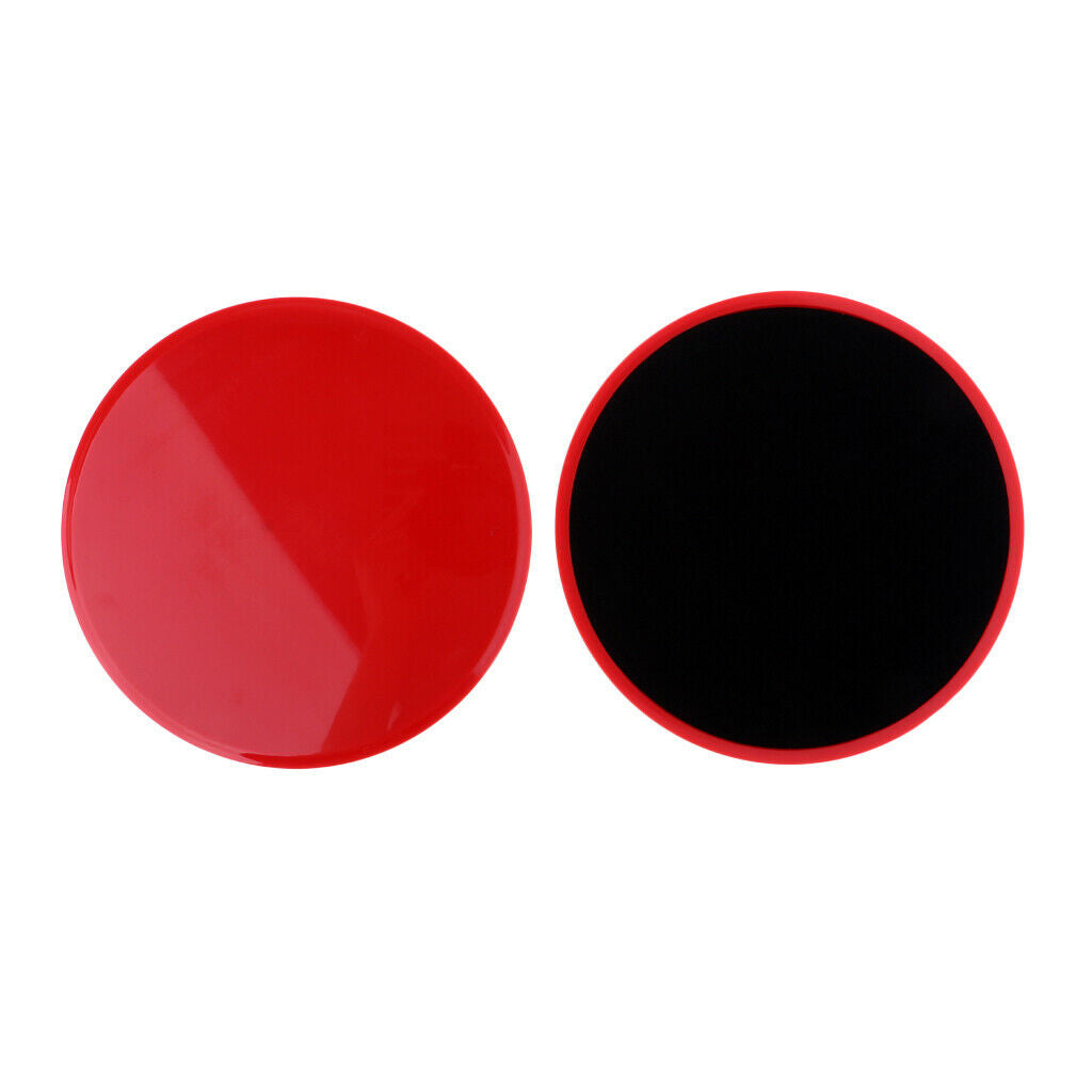 Glider Slide Discs Fitness Exercise Gliding Slider & Resistance Loop Red