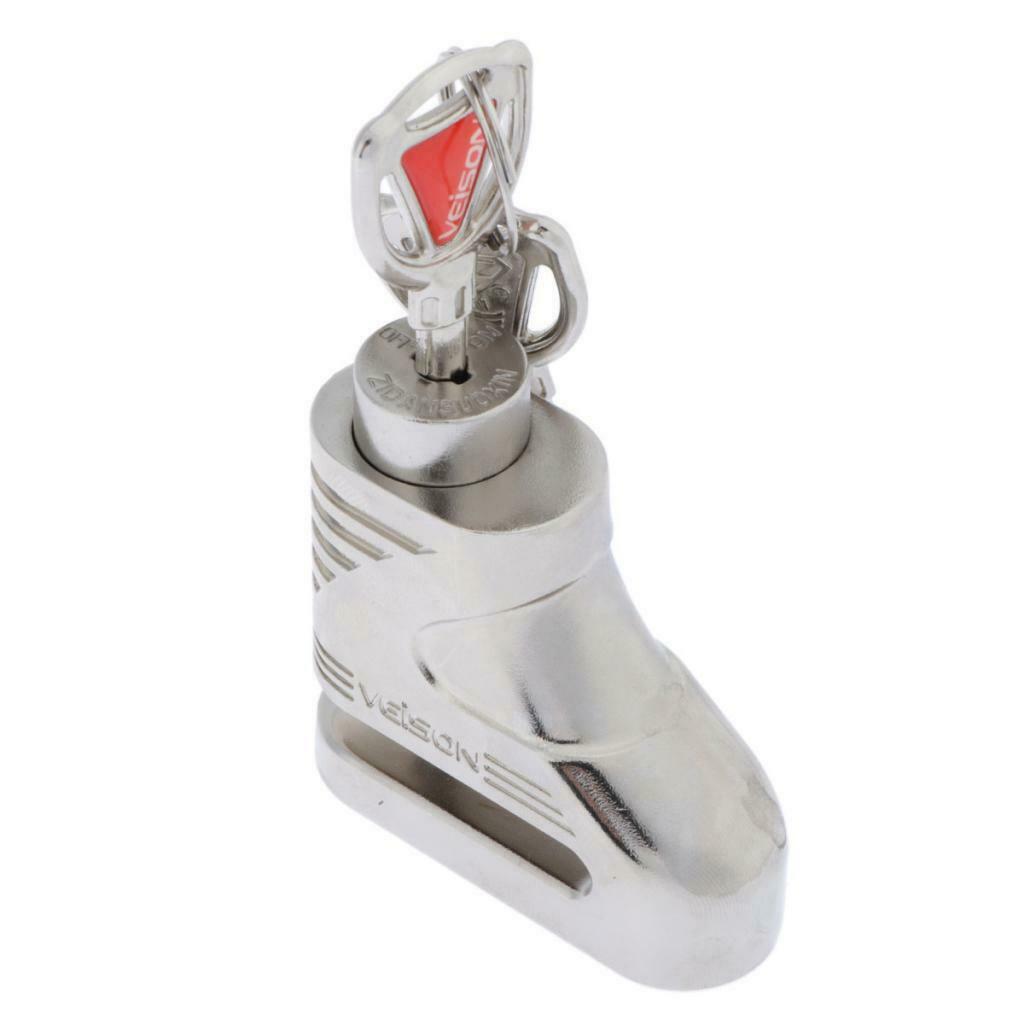 DX3 Wheel Disc Brake Lock Locking Warning Padlock For Motorbike Scooter Bike