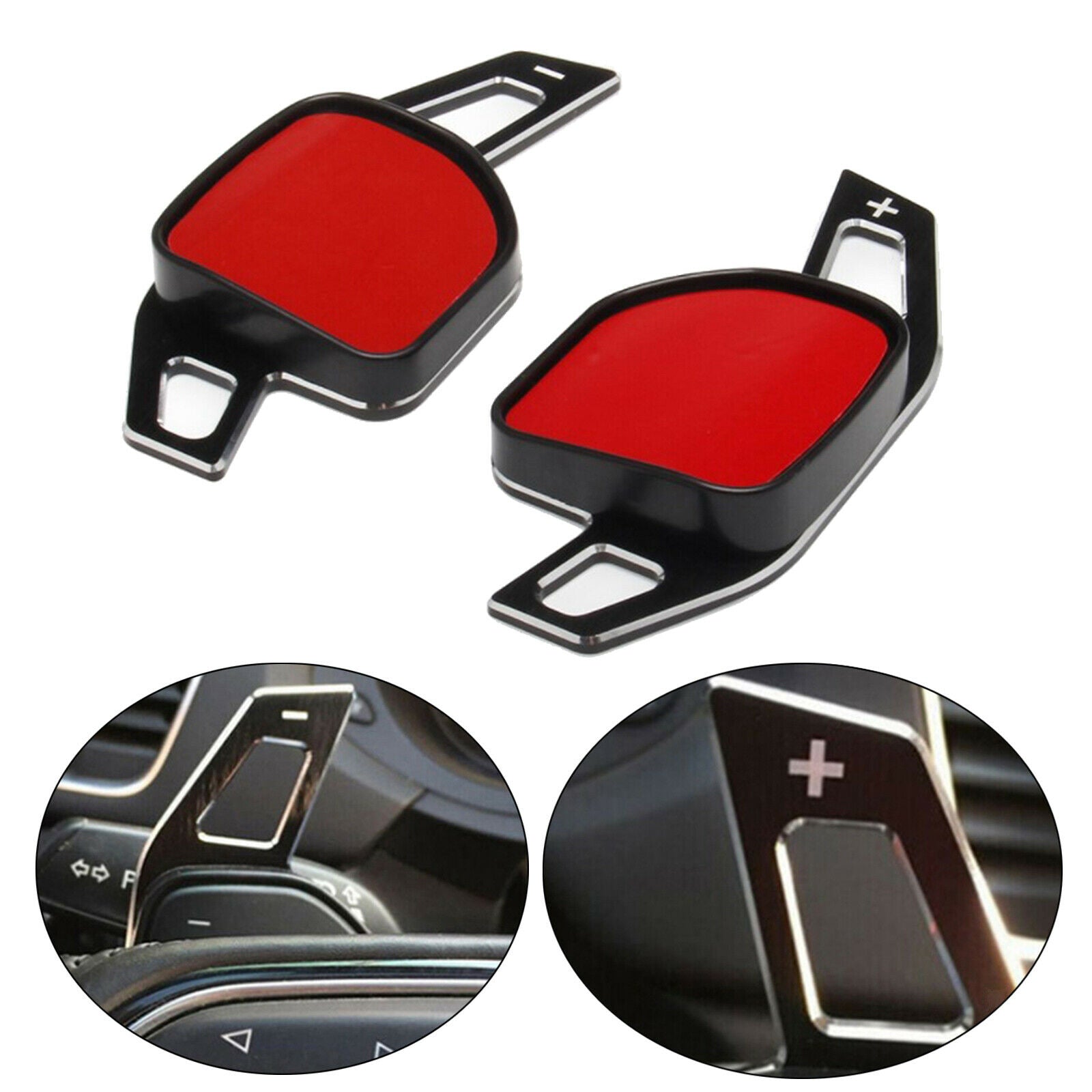1 Pair Steering Wheel Paddle Shift Extension for Audi A3 A4L A8 S7 S8 RS3 03