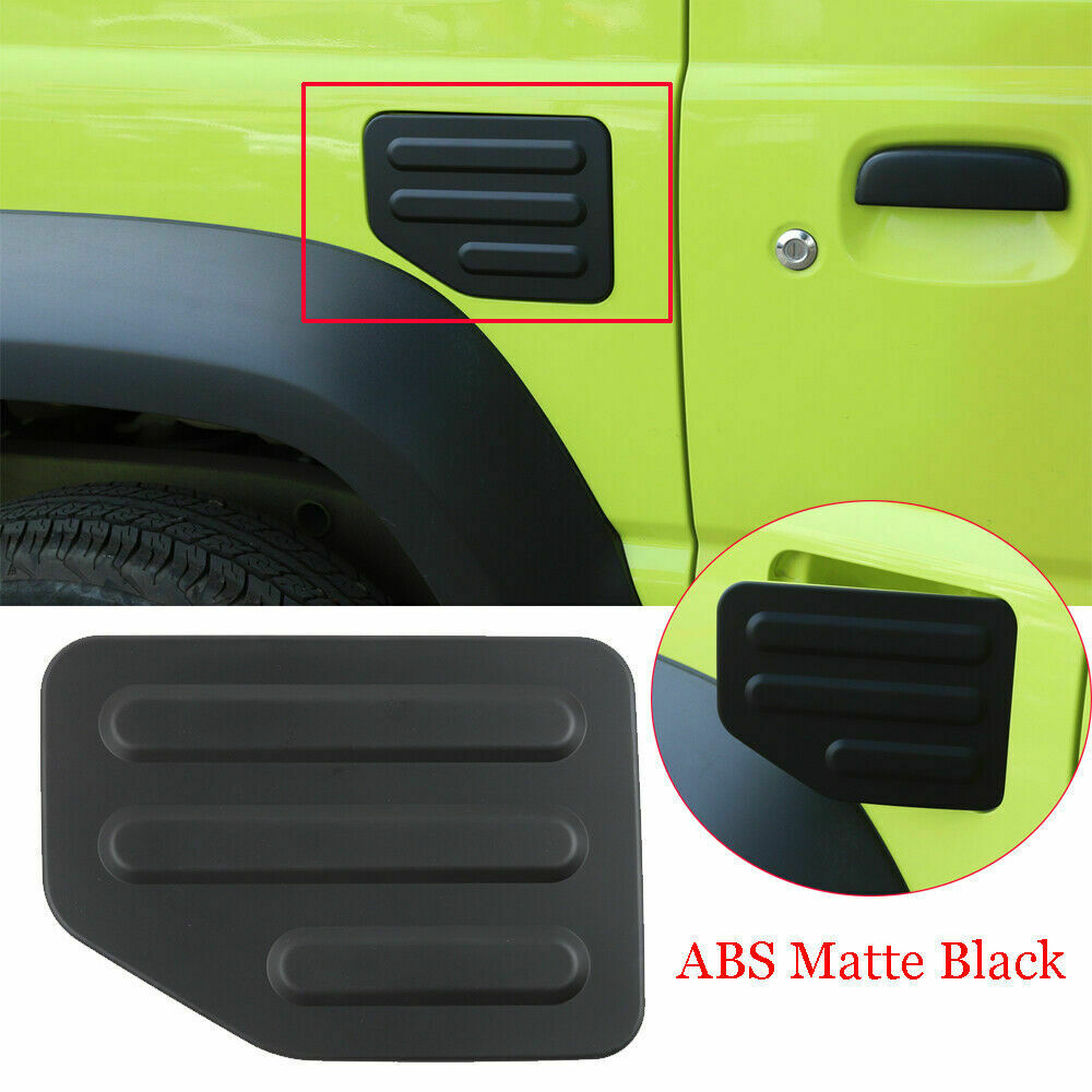1pc Matte Black Fuel Tank Cap Oil Gas Cover Trim For Suzuki Jimny 2018 2019 2020