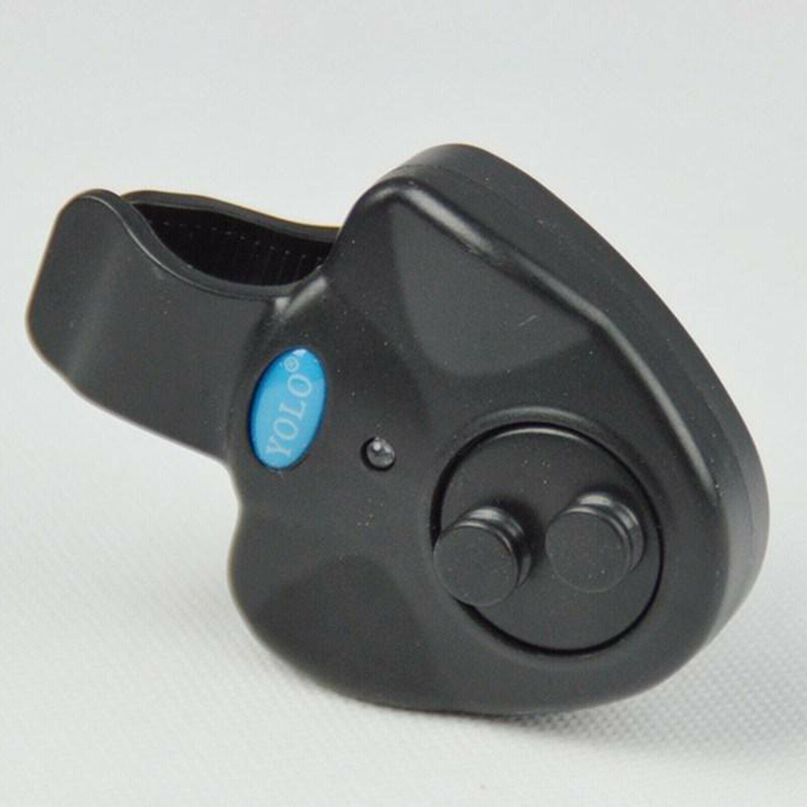 Electronic Fishing Bite Alarm LED Light Sound Alert Bell Clip on Alertor