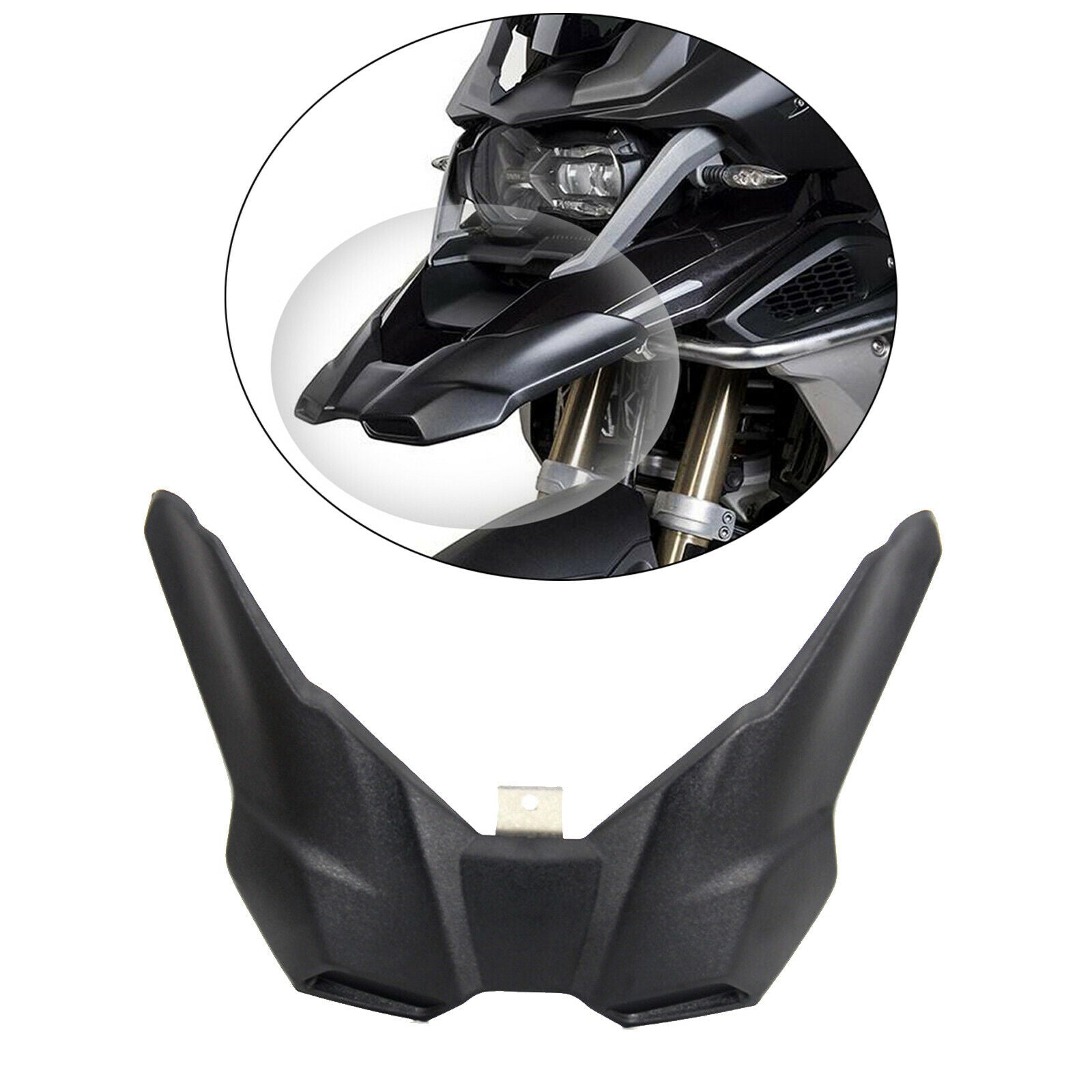 1x Motorcycle Front Fender Extension Wheel Cover for BMW R1200GS R1250GS LC