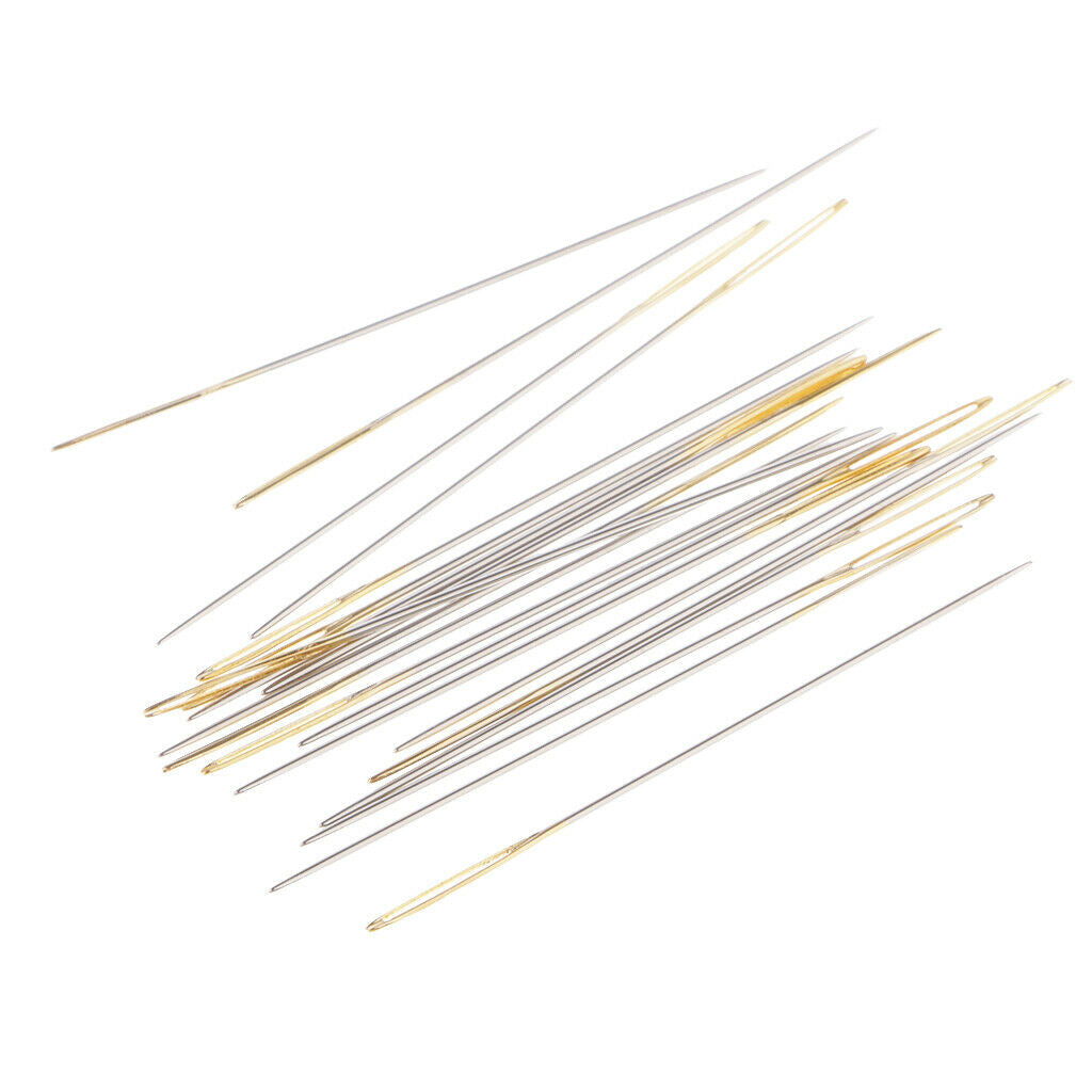 Large-Eye Blunt Needles Metal Yarn Knitting Needles Sewing Needles, 200 Pieces,
