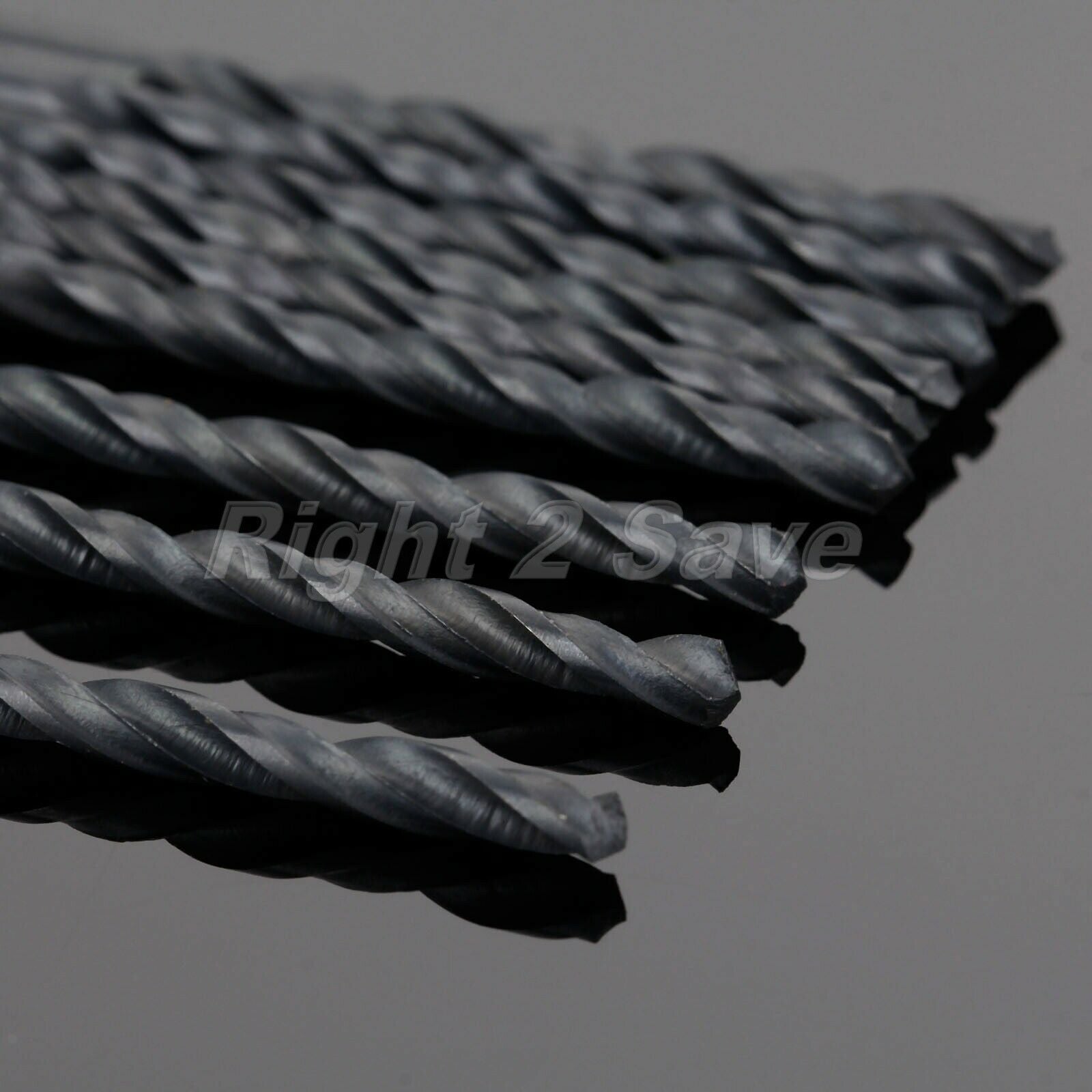 10pc 3mm Straight Shank HSS Micro Twist Drill Bits For Wood Aluminum Plastic R2S