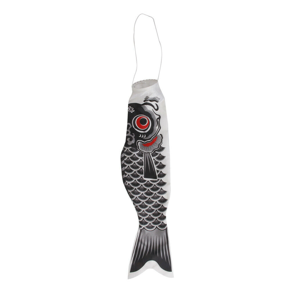 6Pcs Japanese Koi Koinobori Flag 55cm and 70cm Windsock Streamer Decor