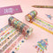 11 Rolls Christmas Theme Party Hot Stamping Washi Paper Stickers Tape Decor DIY