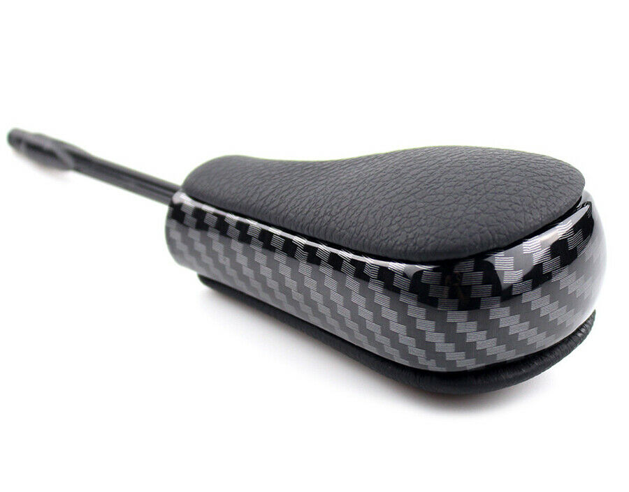 Car Automatic Shift Gear Knob Stick Handle CarbonFiber Look for BMW 3 5 7 Series