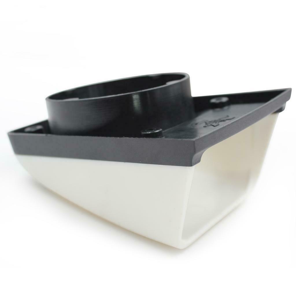 Plastic Cowl Vent and-Deck-Plates Ventilator with Base for Marine Boat RV,3 inch