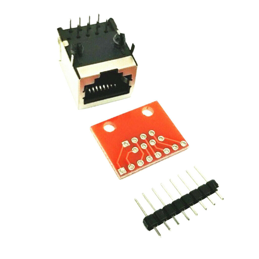 New  8-pin Connector (8P8C) and Breakout Board Kit for Ethernet Jacks
