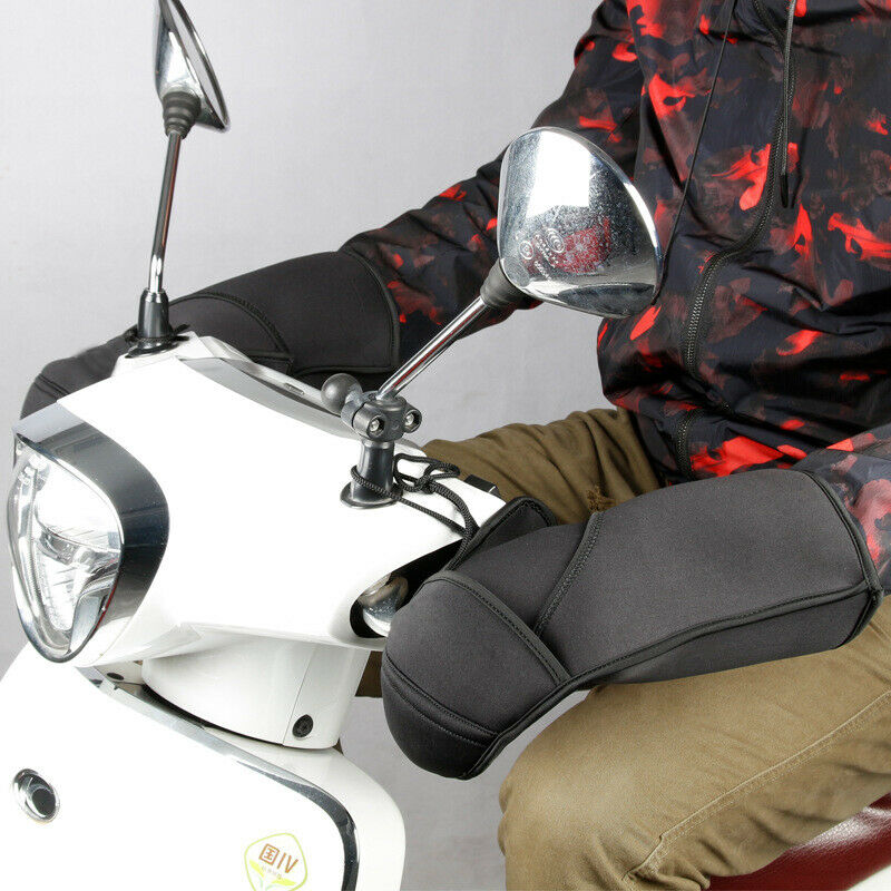 Motorcycle Handlebar Warm Gloves Knuckle Protection Full Finger Cycling Racing