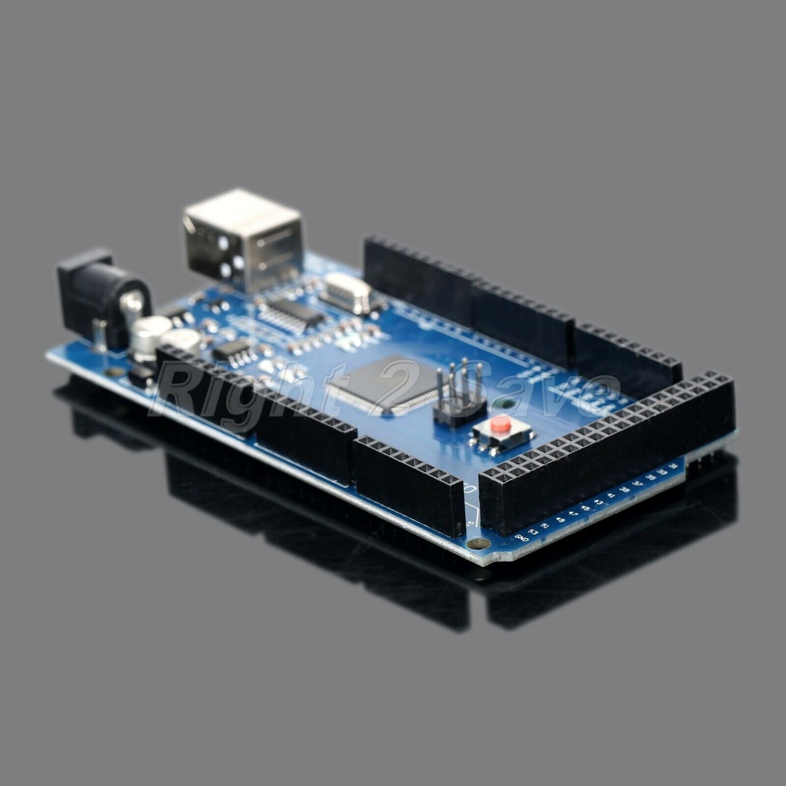 1 x ATmega2560-16AU Board MEGA2560 R3 Upgrade Board + Free USB Cable For Arduino
