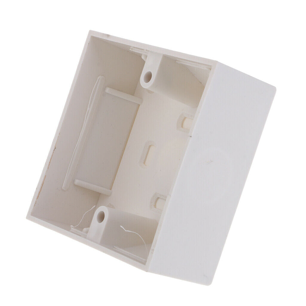 86x86mm Wall Plate Box Profession White Socket Switch Back Box 1Piece