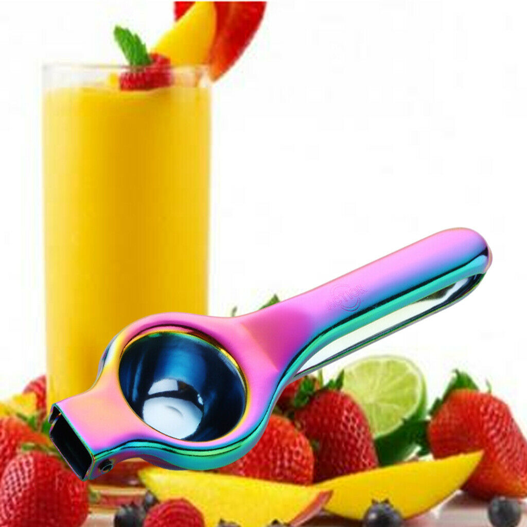 Manual Fruit Juicer Orange Lime Lemon Squeezer Extractor for & Bar Colorful