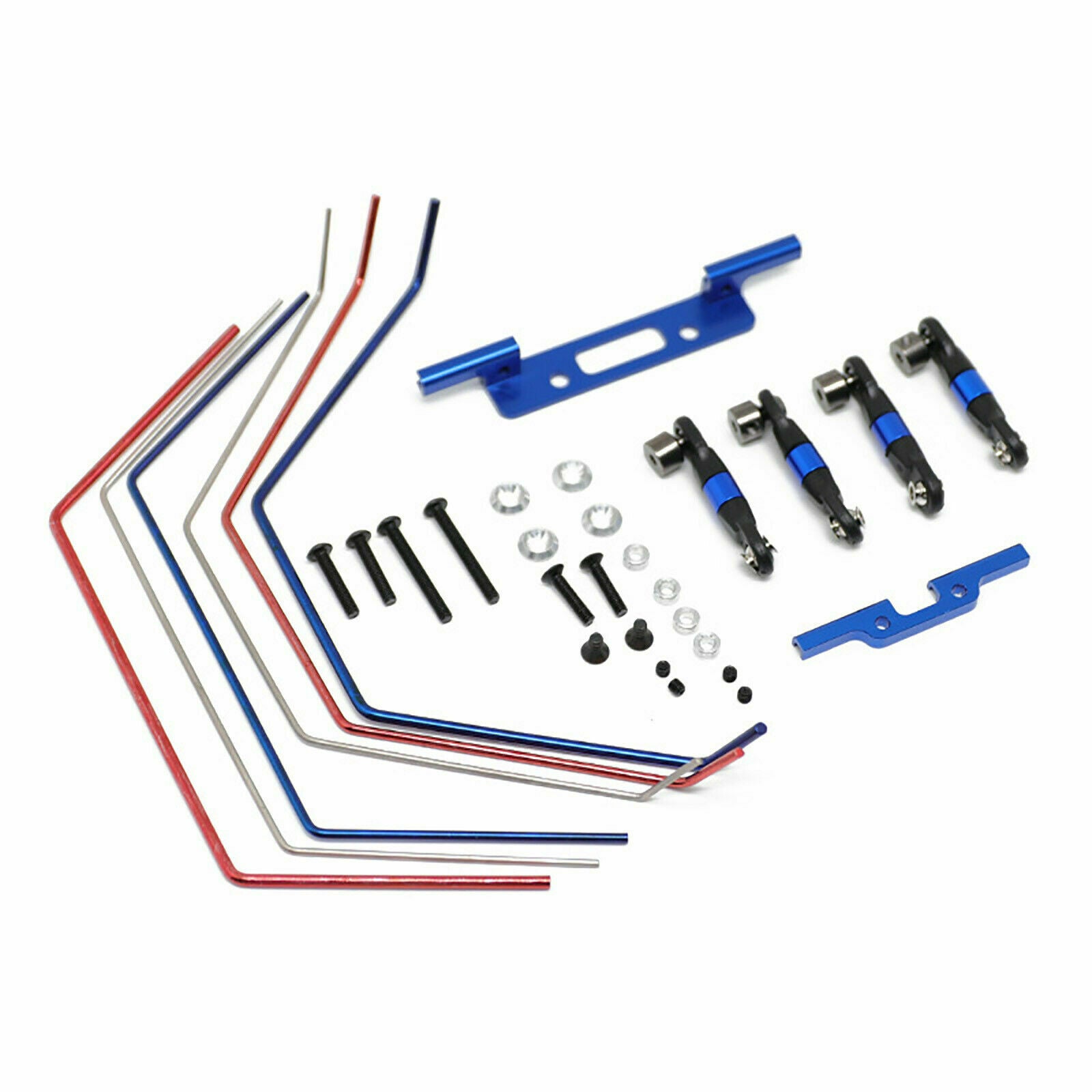 6061 Aluminum Front And Rear Sway Bar Kit For Traxxas Slash 2WD Replacement New