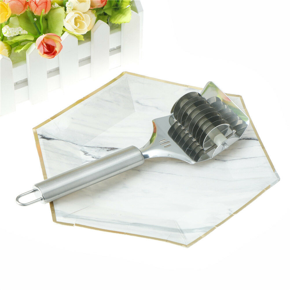 Stainless Steel Noodle Cut Shallot Cutter Pastry Tool for Kitchen Manual HanV Lt