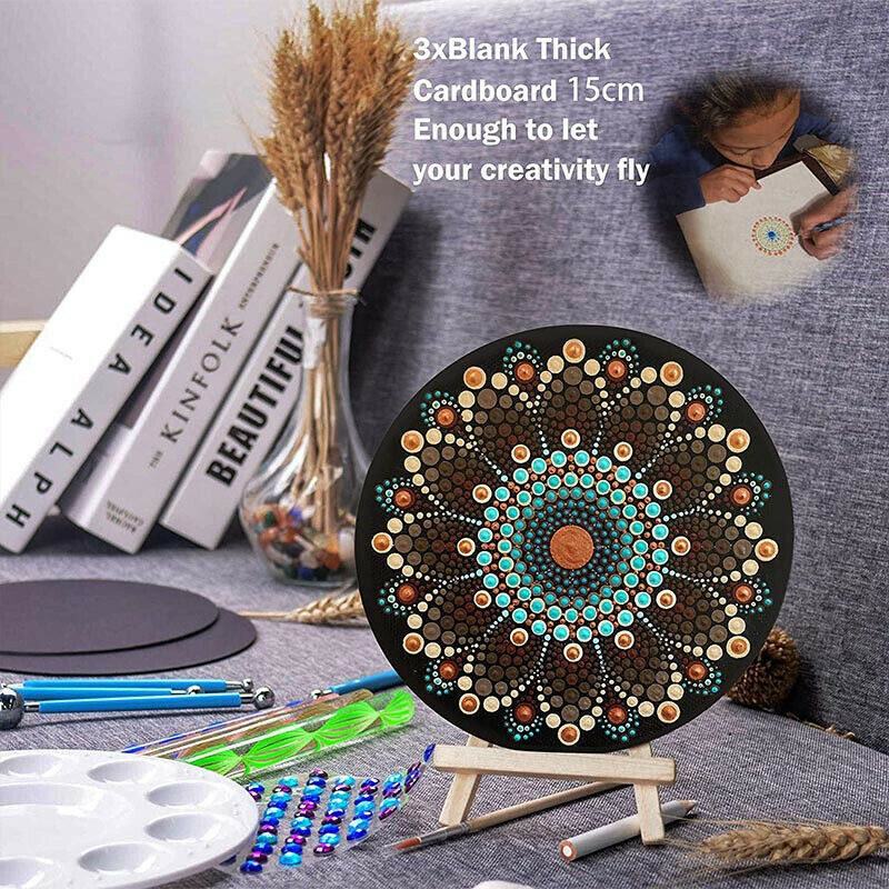 40pcs Mandala Dotting Tools for Painting Rock Stone Stencil Acrylic Stick BrBDA