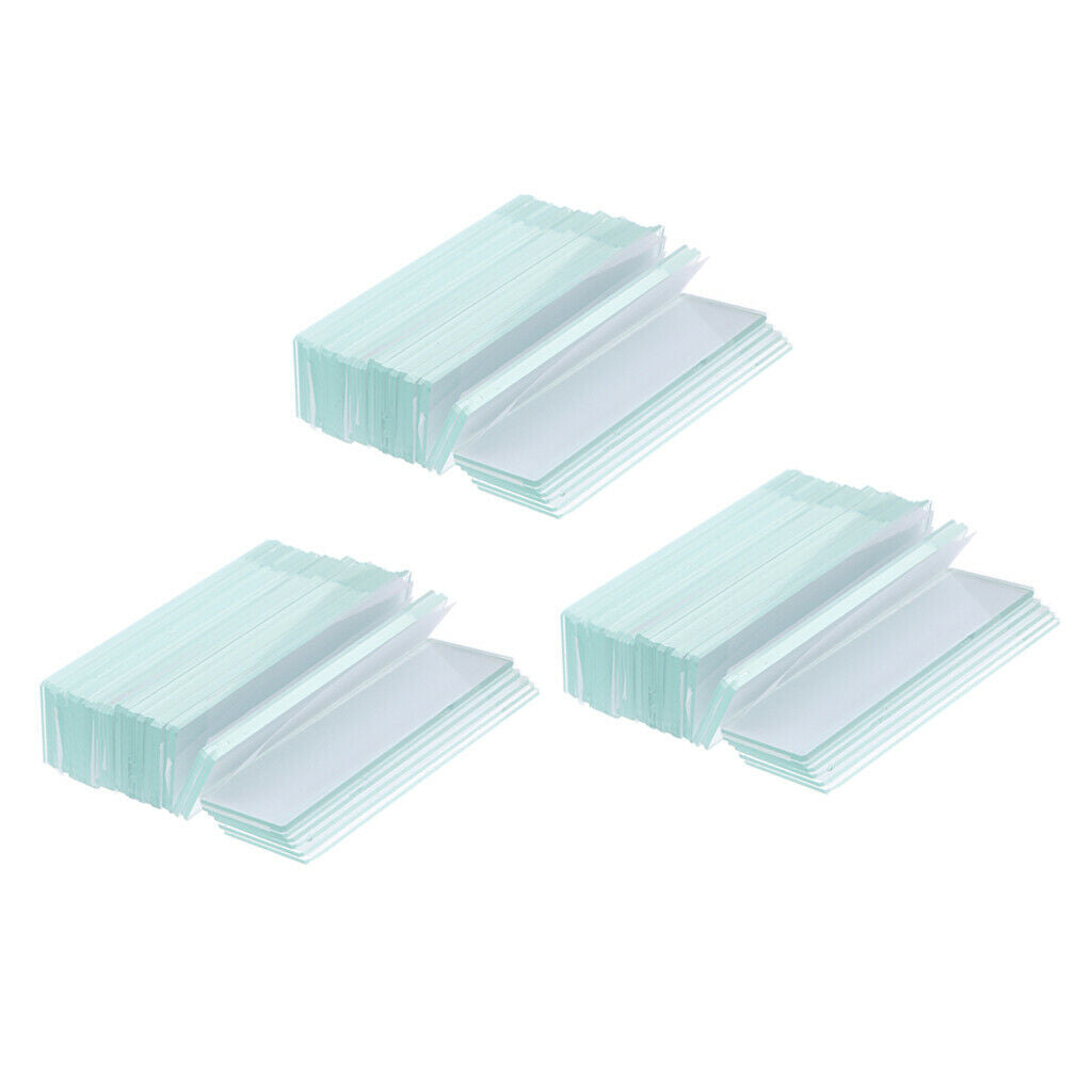 150 Pieces Microscope Slides Pre-cleaned Empty Coverslips