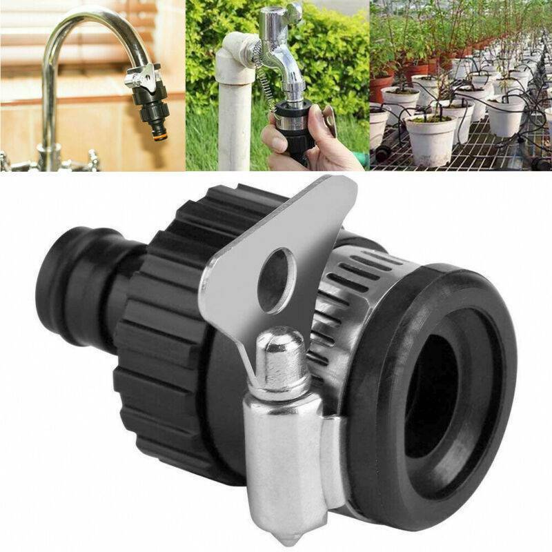 Tap To Garden Hose Pipe Connector Mixer For Kitchen Bath Tap Adapter Universal ~
