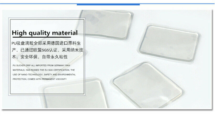 10Pcs Anti Slip Wall Stickers Silicone Non Slip Phone Holder Sticky Gel Pad Mat