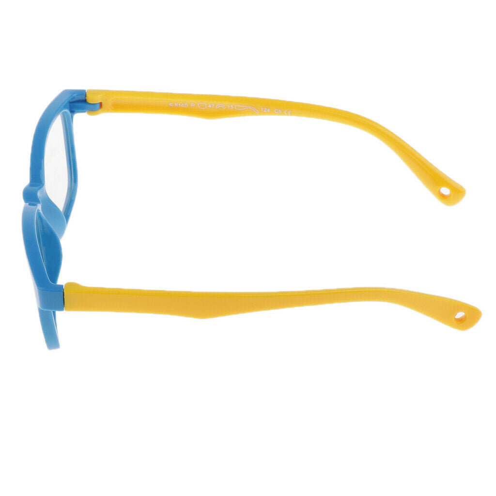 2x Kids' Fashion Anti Blue Light Reading Rectangle Protection Eye Glasses