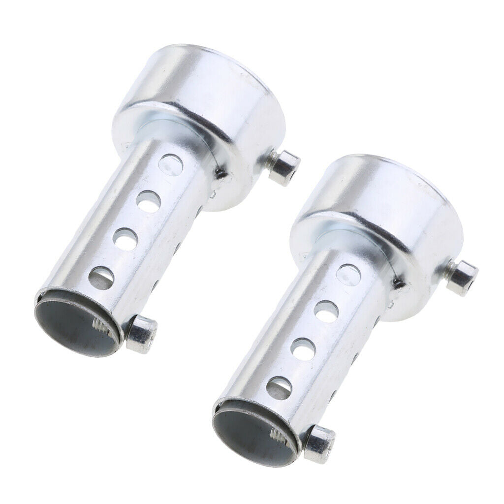 2pcs Universal Exhaust Baffle fit 80mm/3inch Drag Pipes Silencer (Baffle O.D.