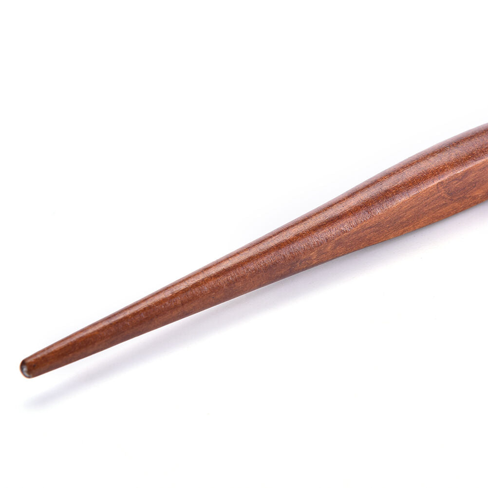 Hair Brush Wood Handle Boar Bristle Beard Brush Comb Detangling Straighten.l8