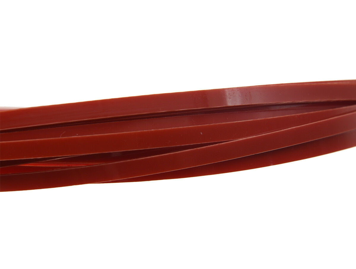 5pcs Red Guitar Binding Purfling Strips ABS Guitar Binding Strip 1650*5*1.5mm