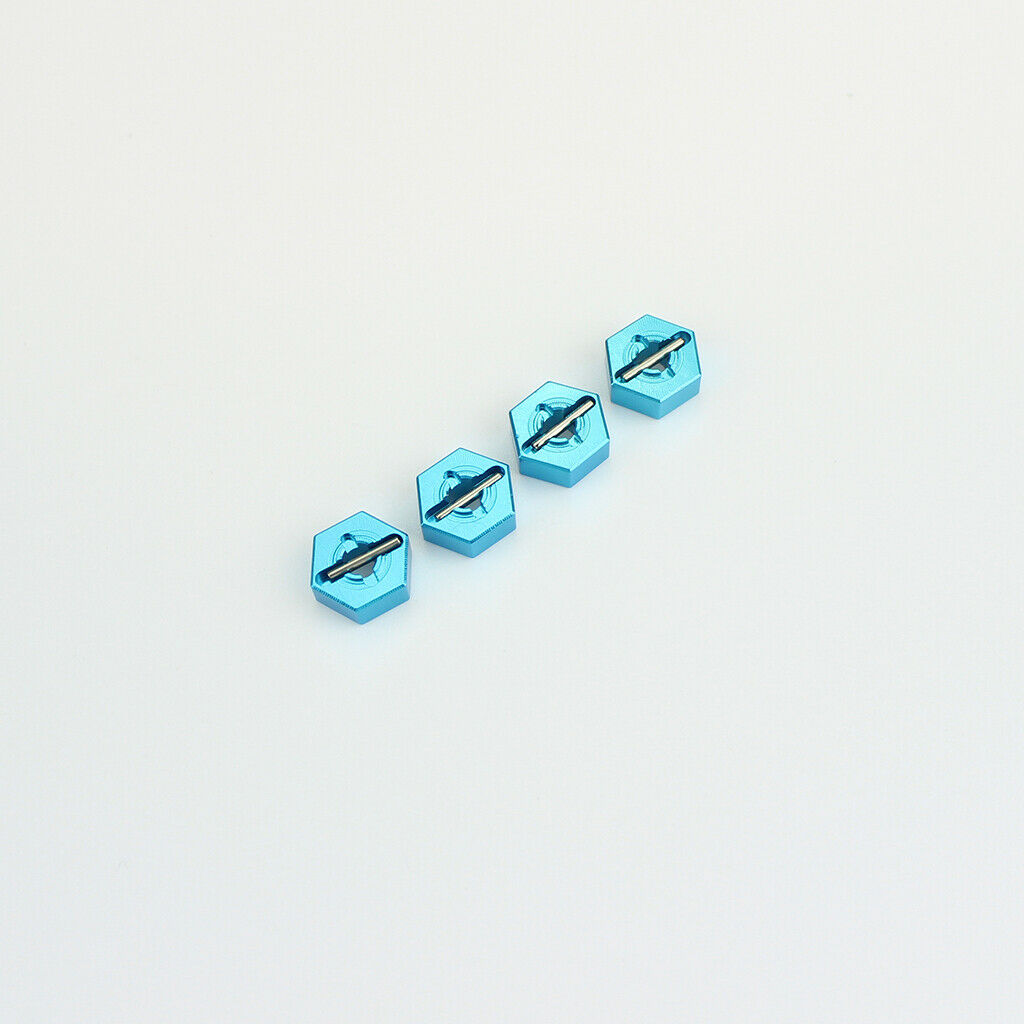 4Pcs Metal Wheel Hub Hex Adapter Fit For Wltoys 144001 124018 RC Car Upgrade