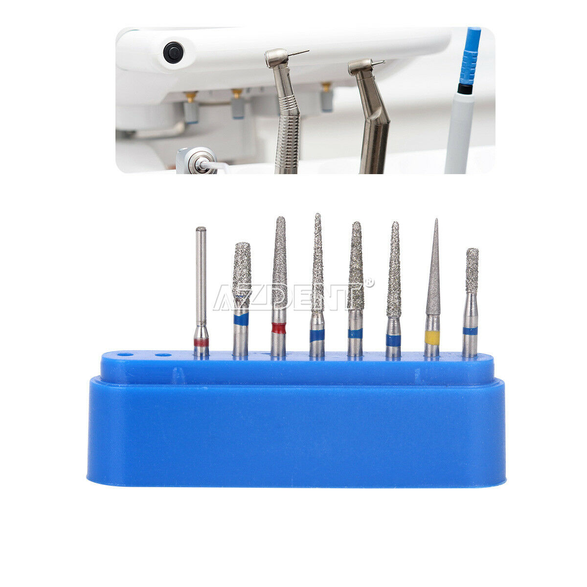 100 Boxes Dental Diamond Burs Set FG-113 FG Crown Preparation Molar Teeth Kit