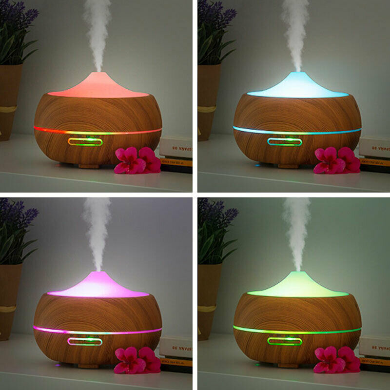 Diffuser Essential Oils 300ml Humidifier Electric 14 Colours - New