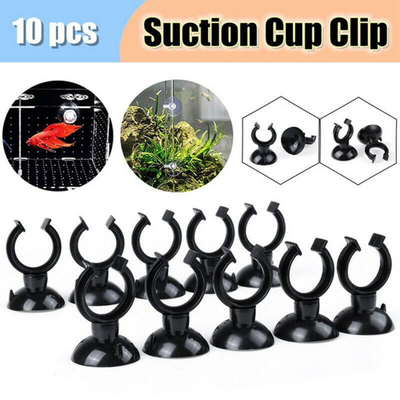 5pcs Suction Cups Led Lights Heating Rods Clip Aquarium Sucker Tube Wire .l8