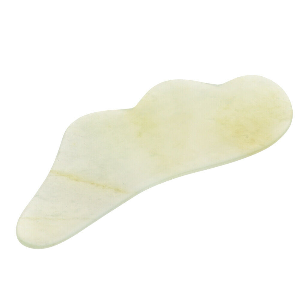 Hsiuyen Jade Gua Sha Tool, Natural Stone Guasha Board, Scraping Massage Tool