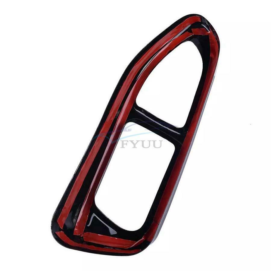 2PCS For BMW 7 Series G11 G12 2016-2018 Black Car Stainless Exhaust Pipe Cover